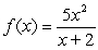 Determine all asymptotes for the graph of the given function. Show your work.  