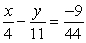 Solve the system of linear equations.     A)  No solution. The system is inconsistent. B)  {(1, 5) } C)  {(3, 7) } D)  {(-3, -6) }