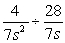 Perform the indicated operations and write your result in lowest terms.  