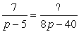 Build the rational expression into an equivalent rational expression with the indicated denominator.  