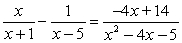 Solve the equation. Watch for extraneous solutions.  