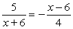 Solve the given equation.