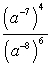 Write the expression without negative exponents.   A)    B)    C)    D)   