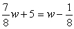Solve.  