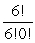 Evaluate   . A)  1 B)  Undefined C)  6 D)  0