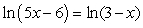 Solve:   A)    B)  {2} C)    D)   