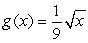 How are the graphs of   and   related? A)  The graph of g(x)  is the same as that of f(x) , but stretched along the y-axis by a factor of 9. B)  The graph of g(x)  is the same as that of f(x) , but translated downward by 9 units. C)  The graph of g(x)  is the same as that of f(x) , but shrunk along the y-axis by a factor of 9. D)  The graph of g(x)  is the same as that of f(x) , but translated upward by 9 units.