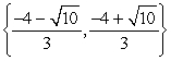 <strong>Solve by completing the square. 3x<sup>2</sup> - 8x + 2 = 0</strong> A) B) C) D)
