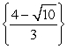 <strong>Solve by completing the square. 3x<sup>2</sup> - 8x + 2 = 0</strong> A) B) C) D)
