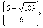 <strong>Solve using the quadratic formula: 3x<sup>2</sup> + 5x - 7 = 0</strong> A) B) C) D)