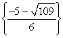 <strong>Solve using the quadratic formula: 3x<sup>2</sup> + 5x - 7 = 0</strong> A) B) C) D)