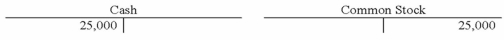 The Greene Corporation recorded a business event using T-accounts as follows:   Which of the following reflects how this event affects the company's financial statements?   A) Option A B) Option B C) Option C D) Option D