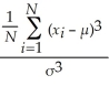 <strong>The coefficient of skewness is computed as ________.</strong> A)CS =   )³ B)CS =   C)CS =   D)CS =   <div style=padding-top: 35px> 