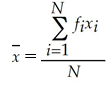 <strong>Which of the following cases require the mean of a sample to be calculated using the formula =   ?</strong> A)the sample has no mode value B)there is direct access to the raw data C)sample data are grouped in a frequency distribution D)the coefficient of skewness is 1 or less than -1 <div style=padding-top: 35px> 