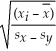 <strong>Which of the following is the equation used for computing the sample correlation coefficient?</strong> A)rₓᵧ = cov(X,Y) (sₓsᵧ) B)rₓᵧ =   C)rₓᵧ =   D)rₓᵧ =   <div style=padding-top: 35px> 