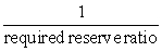 <strong>The Fed provides reserves to banks and also requires banks to hold, as reserves, a portion of the deposits that the public holds at the banks. The banks, playing their key role in the money multiplier, lend the remainder of the deposits (or most of it) to borrowers at an interest rate that exceeds that of demand deposits. For any one bank, the remainder equals deposits less required reserves, which can be expressed as deposits times ________.</strong> A) (1 -   ). B) (1 - required reserve ratio). C) (1 × required reserve ratio). D)   . <div style=padding-top: 35px> 