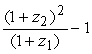 <strong>Which of the below equations give the forward rate (f) for a six-month security if z₁ is the six-month spot rate and z₂ is the one-year spot rate?</strong> A) f =   B) f =   C) f =   D) f =   <div style=padding-top: 35px> 