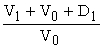 <strong>Which of the below is the equation for the return on a portfolio where V₀ = the portfolio market value at the beginning of the interval, V₁ = the portfolio market value at the end of the interval, and D₁ = the cash distributions to the investor during the interval?</strong> A) Rp =   B) Rp =   C) Rp =   D) Rp = (V₁ -V₀ + D₁) × V₀ <div style=padding-top: 35px> 