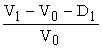 <strong>Which of the below is the equation for the return on a portfolio where V₀ = the portfolio market value at the beginning of the interval, V₁ = the portfolio market value at the end of the interval, and D₁ = the cash distributions to the investor during the interval?</strong> A) Rp =   B) Rp =   C) Rp =   D) Rp = (V₁ -V₀ + D₁) × V₀ <div style=padding-top: 35px> 