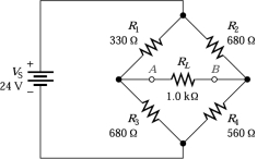    - With circuit balanced there is: A) Cannot be determined without detailed analysis. B) no current through the load. C) no current flow through the total circuit. D) maximum current flow through the load.