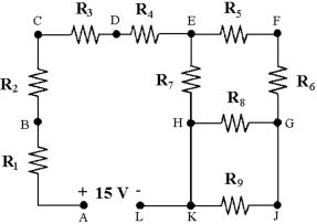    -a voltmeter placed across points C and D will measure . A) VR3 B) VR4 C) VR2 D) VR1