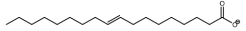 Of the following fatty acids, which would have physical and physiological properties most similar to elaidic acid, pictured below?   A)  oleic acid (18:1Δ<sup>9</sup>)  B)  lauric acid (12:0)  C)  linoleic acid (18:2Δ<sup>9,12</sup>)  D)  stearic acid (18:0)  E)  arachidonic acid (20:4Δ<sup>5,8,11,14</sup>)  