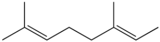 Which of the following best describes the following molecule?   A)  a monoterpene with a tail-to-tail linkage B)  a monoterpene with a head-to-tail linkage C)  a diterpene with a tail-to-tail linkage D)  a diterpene with a head-to-tail linkage E)  none of the above 