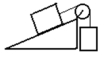 Two masses are connected by a string which passes over a pulley with negligible mass and friction.One mass hangs vertically and one mass slides on a frictionless 30.0 degrees incline.The vertically hanging mass is 6.00 kg and the mass on the incline is 4.00 kg.The acceleration of the 4.00 kg mass is   A)  2.98 m/s<sup>2</sup>. B)  3.92 m/s<sup>2</sup>. C)  5.88 m/s<sup>2</sup>. D)  6.86 m/s<sup>2</sup>. E)  7.84 m/s<sup>2</sup>.