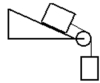 Two masses are connected by a string which passes over a pulley with negligible mass and friction.One mass hangs vertically and one mass slides on a 30.0 degrees frictionless incline.The vertically hanging mass is 6.00 kg and the mass on the incline is 4.00 kg.The acceleration of the 4.00 kg mass is   A)  1.98 m/s<sup>2</sup>. B)  3.92 m/s<sup>2</sup>. C)  5.75 m/s<sup>2</sup>. D)  6.86 m/s<sup>2</sup>. E)  7.84 m/s<sup>2</sup>.