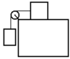 Two masses are connected by a string which passes over a pulley with negligible mass and friction.One mass hangs vertically and one mass slides on a frictionless horizontal surface.The vertically hanging mass is 6.00 kg and the mass on the horizontal surface is 4.00 kg.The acceleration of the 4.00 kg mass is   A)  1.98 m/s<sup>2</sup>. B)  3.92 m/s<sup>2</sup>. C)  5.88 m/s<sup>2</sup>. D)  6.75 m/s<sup>2</sup>. E)  7.84 m/s<sup>2</sup>.