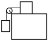 Two masses are connected by a string which passes over a pulley with negligible mass and friction.One mass hangs vertically and one mass slides on a frictionless horizontal surface.The horizontal surface has a coefficient of kinetic friction of 0.2.The vertically hanging mass is 4.00 kg and the mass on the horizontal surface is 6.00 kg.The acceleration of the 4.00 kg mass is   A)  1.98 m/s<sup>2</sup>. B)  2.74 m/s<sup>2</sup>. C)  4.88 m/s<sup>2</sup>. D)  6.73 m/s<sup>2</sup>. E)  7.84 m/s<sup>2</sup>.