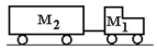 <strong>A tractor of mass M<sub>1</sub> = 2,000 kg is pulling a trailer of mass M<sub>2</sub> = 5,000 kg.If the tractor-trailer is accelerated at 2.0 m/s<sup>2</sup>,then the force the tractor applies to the road is </strong> A) 14,000 N. B) 12,000 N. C) 10,000 N. D) 8,000 N. E) 6,000 N.
