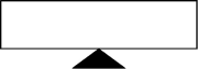 FIGURE 12-2   -A thick uniform beam is balanced on a pivot as shown in Fig. 12-2 where it is in equilibrium. Which type of equilibrium is this and why is it of that type? A) Stable. When the beam tilts slightly to one side, the center of mass moves to the same side resulting in torque that will cause rotational acceleration in the opposite direction of the slight displacement. B) Unstable. When the beam tilts slightly to one side, the center of mass moves to the same side resulting in torque that will cause further rotation in that direction. C) The type of stability depends on the mass and length of the beam. Until those values are known, the stability cannot be evaluated. D) Neutral. A tilt of the beam does not change the torque that is acting on the body and the total torque will remain zero as it is in equilibrium. E) Stable. All equilibria are stable when a single support is below the center of mass. The equilibria are only unstable or neutral when the support is under one corner of the object.