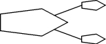 FIGURE 5-7   -A ship is being pulled through a harbor by two tug boats at constant velocity as shown in Fig. 5-7. The lines attached to the two tug boats have the same tension, 200,000 N. The lines each make an angle 28.0° to the direction the ship is being towed. What is the magnitude of the drag force on the ship? A) 177 × 10<sup>5</sup> N B) 1.88 × 10<sup>5</sup> N C) 93.9 × 10<sup>4</sup> N D) zero E) 3.53 × 10<sup>5</sup> N