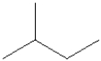 What is the molecular formula for the compound illustrated below?   A)  C<sub>5</sub>H<sub>8</sub> B)  C<sub>5</sub>H<sub>9</sub> C)  C<sub>5</sub>H<sub>10</sub> D)  C<sub>5</sub>H<sub>11</sub> E)  C<sub>5</sub>H<sub>12</sub>