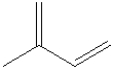 What is the molecular formula for the compound illustrated below?   A)  C<sub>5</sub>H<sub>7</sub> B)  C<sub>5</sub>H<sub>8</sub> C)  C<sub>5</sub>H<sub>9</sub> D)  C<sub>5</sub>H<sub>10</sub> E)  C<sub>5</sub>H<sub>23</sub>