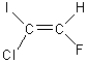 Which of the following molecules is chiral?       I II III A)  Only I B)  Only II C)  Only III D)  I and II E)  I, II, and III are all chiral.