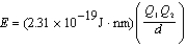 Ion interaction energies are determined by Coulomb's law:   Determine the energy of potassium chloride if the radius of the potassium ion is 133 pm and that of the chloride ion is 181 pm. A)  -7.36 <font face= symbol ></font> 10<sup>-</sup><sup>19</sup> J B)  -7.36 <font face= symbol ></font> 10<sup>-</sup><sup>22</sup> J C)  7.36 <font face= symbol ></font> 10<sup>-</sup><sup>19</sup> J D)  1.74 <font face= symbol ></font> 10<sup>-</sup><sup>18</sup> J E)  -7.36 <font face= symbol ></font> 10<sup>-</sup><sup>25</sup> J