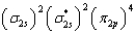 What is the valence electron molecular orbital electron configuration of C<sub>2</sub>? A)    B)    C)    D)    E)   
