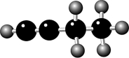 Name the compound.   A)  1-butene B)  1-butyne C)  2-butene D)  2-butyne E)  butane