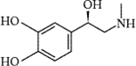 What type of amine is adrenaline, which is depicted below?   A)  aromatic B)  auxiliary C)  primary D)  secondary E)  tertiary