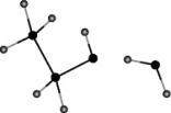 Ethanol is water soluble. Which of the following sketches properly illustrates the strongest interaction between water and ethanol that is responsible for this solubility? A) B) C) D)