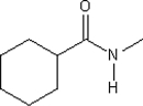 Which of the noted functional group(s)  are found in the following molecule?   A)  only an aldehyde B)  only an amide C)  only an amine D)  only a ketone E)  both an amine and a ketone