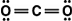 Carbon dioxide is a greenhouse gas. Which of the following is the correct Lewis structure for carbon dioxide? A)    B)    C)    D)   