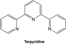 Terpyridine, which is shown below, is an example of a ________ ligand.   A) monodentate B) bidentate C) tridentate D) hydrocarbon E) poor