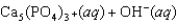 <strong>Tooth enamel is composed of the mineral hydroxyapatite. It is essentially insoluble in water with K<sub>sp</sub> = 2.3 \times 10<sup>-59</sup>, but it reacts with weak acids in the mouth as described by one of the reaction equations below. You can determine the equilibrium constant, K, for this reaction from K<sub>sp</sub> and K<sub>w</sub> (the equilibrium constant for water autoionization). How do you do this? </strong> A)K = K<sub>w</sub>K<sub>sp</sub> B)K = K<sub>w </sub>/K<sub>sp</sub>. C)K = K<sub>sp </sub>/K<sub>w</sub> D)K = K<sub>w</sub> = K<sub>sp</sub> E)K = K<sub>w</sub> = K<sub>sp</sub> .