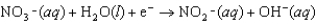 <strong>Enzymes in plants convert nitrate into ammonia. The unbalanced half-reaction equation is given below. What is the change in oxidation number of nitrogen in this reaction? </strong> A)0 B)(+5) C)(+3) D)(-2) E)(-3)