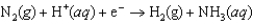 <strong>Plants convert nitrogen into ammonia. This biological nitrogen fixation is effected by enzymes called nitrogenases. The enzymes assist in the transfer of electrons. The unbalanced reaction equation is What is the change in the oxidation number of nitrogen in this reaction?</strong> A)(+1) B)(-3) C)(+3) D)(+2) E)(-1)