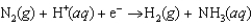 <strong>Plants convert nitrogen into ammonia. This biological nitrogen fixation is effected by enzymes called nitrogenases. The enzymes assist in the transfer of electrons. The unbalanced reaction equation is What is the stoichiometric coefficient for ammonia in the balanced reaction equation?</strong> A)1 B)2 C)4 D)6 E)8