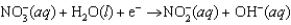 <strong>Enzymes in plants convert nitrate into ammonia. The unbalanced half-reaction equation is given below. What is the stoichiometric coefficient of the nitrite ion in the balanced reaction equation? </strong> A)0 B)1 C)2 D)3 E)4